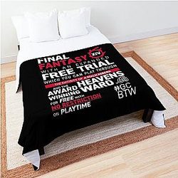 Great Community by the way GCBTW Promo - MMO FF14 FFXIV Throw Blanket
