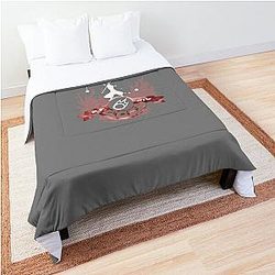 FFXIV Black Mage - Paradox (Red & White) Throw Blanket