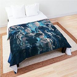 Final Fantasy XIV Endwalker Poster Throw Blanket