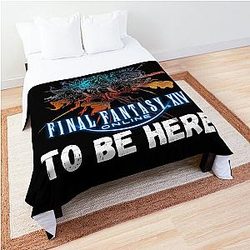 I stopped playing FFXIV to be here Funny Meme Design Throw Blanket