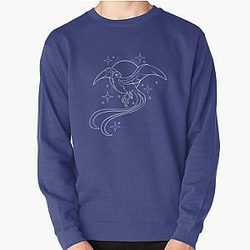 FFXIV - Starbird (White Lineart) Pullover Sweatshirt