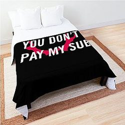 You don't pay my sub - FFXIV FF14 Final Fantasy Throw Blanket