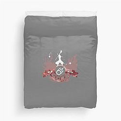 FFXIV Black Mage - Paradox (Red & White) Duvet Cover