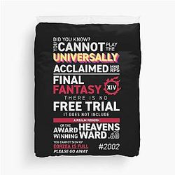 Eorzea is FULL - MMO FF14 FFXIV Duvet Cover