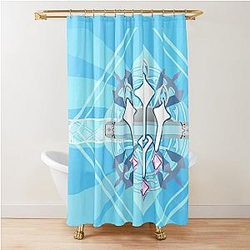 FFXIV Sage Job Mat Shower Curtain