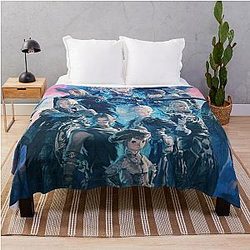 Final Fantasy XIV Endwalker Poster Throw Blanket