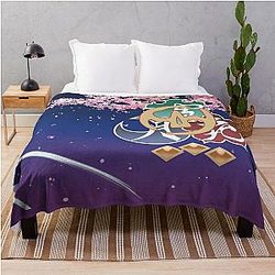 FFXIV Samurai Job Mat Throw Blanket