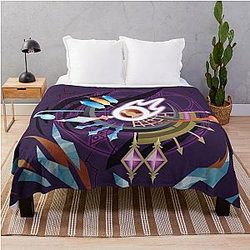 FFXIV Black Mage Job Mat Throw Blanket
