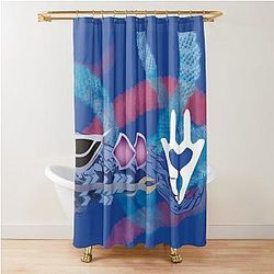 FFXIV Dragoon Job Mat Shower Curtain