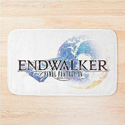FFXIV Endwalker Logo Distressed Bath Mat