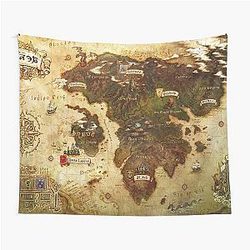 Eorzea FFXIV Map Tapestry