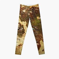 Eorzea FFXIV Map Leggings