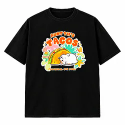 Aunt Thi's Tacos Fat Cat Cute LA2009 FFXIV T-Shirts