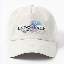 FFXIV Endwalker Logo Distressed Dad Hat