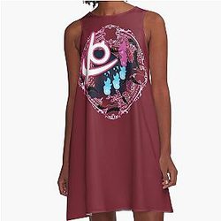 FFXIV Reaper Job Mat A-Line Dress