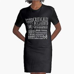 Have you heard of the critically aclaimed mmorpg final fantasy xiv? Graphic T-Shirt Dress