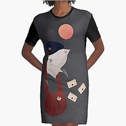 Final Fantasy XIV - Delivery Moogle Graphic T-Shirt Dress