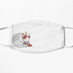 RED MAGE MOOGLE FFXIV  Flat Mask