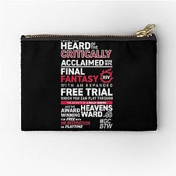 Great Community by the way GCBTW Promo - MMO FF14 FFXIV Zipper Pouch
