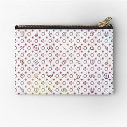 FFXIV Job Icons [classic fantasy ombre patternsticker set] Zipper Pouch