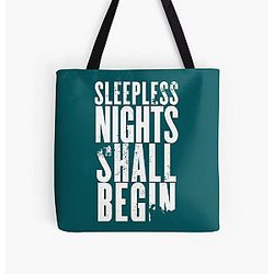 FFXIV Alpha and Omega, Final Fantasy XIV, FF14, Final Fantasy 14 All Over Print Tote Bag