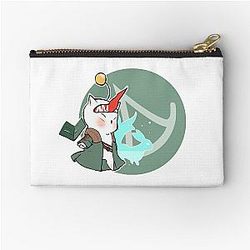 SUMMONER MOOGLE FFXIV  Zipper Pouch