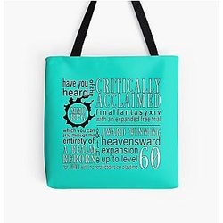 Have you heard of the critically aclaimed mmorpg final fantasy xiv   All Over Print Tote Bag