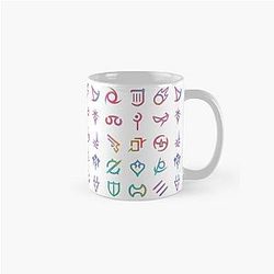 FFXIV Job Icons [classic fantasy ombre patternsticker set] Classic Mug