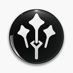 Sage Endwalker Minimalistic White Job Icon - Final Fantasy XIV Pin