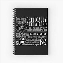 Have you heard of the critically aclaimed mmorpg final fantasy xiv? Spiral Notebook