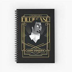 Hildibrand  FFXIV Classic T-Shirt Spiral Notebook