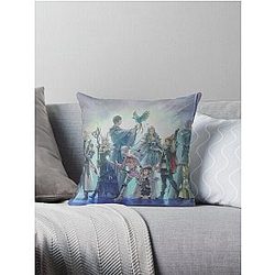 Final Fantasy XIV Endwalker Finale Throw Pillow