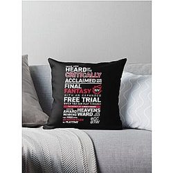 Great Community by the way GCBTW Promo - MMO FF14 FFXIV Throw Pillow