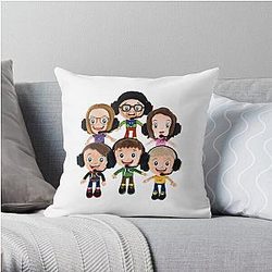 FGTeeV Pillows - HAPPY FGTeeV  - FAMILY PLUSHIE BUNDLE (2022) Throw Pillow RB2709