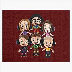 FGTeeV Puzzles - HAPPY FGTeeV  - FAMILY PLUSHIE BUNDLE (2022)   Jigsaw Puzzle RB2709