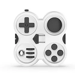 White Black Fidget Pad Controller 12 Features for Stress Relief