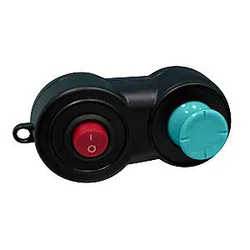 Blue Black Fidget Pad Controller 4 Features for Stress Relief
