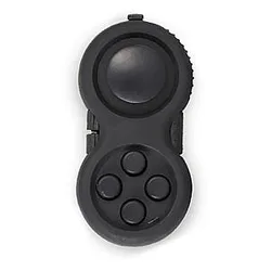 All Black Fidget Pad Controller 8 Features for Stress Relief