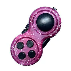 Starry Purple Fidget Pad Controller 8 Features for Stress Relief