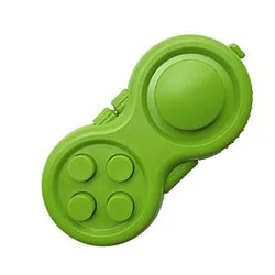 Green Fidget Pad Controller 8 Features for Stress Relief