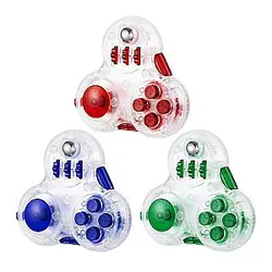 Fidget Stress Reliever Fidget Pad Toy with 10 Fidget Features