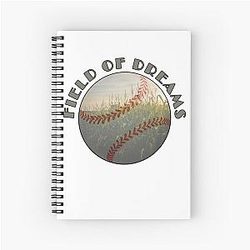Funny Men Field Of Dreams Impressionnant pour le film Fan Spiral Notebook