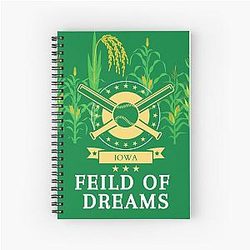 Campo dei sogni Spiral Notebook