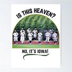 Field of Dreams 2021 'È questo paradiso' MLB Gioco Bianco Sox Yankees Poster