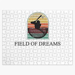 Funny Gift Field Of Dreams Retro Wave Jigsaw Puzzle