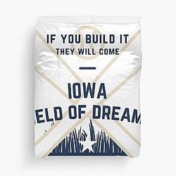 Field of Dreams - IOWA - Si vous le construisez ils viendront essentiels Couverture de couettes