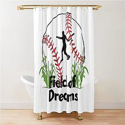 Retro Vintage Campo de los sueños regalo para todos ducha cortina
