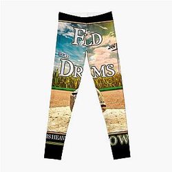 Campo di musica vintage di sogni Poster Gift Music Fans Leggings