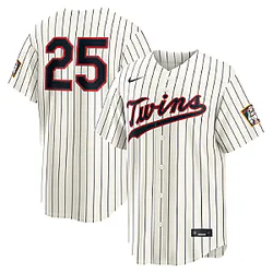 Minnesota Twins Byron Buxton Nike Cream 2026 DTNK2109 Baseball Jersey Field of Dreams T-Shirts