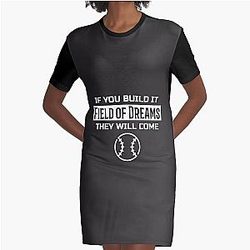 se si costruisce essi verranno field of dreams T-shirt grafica